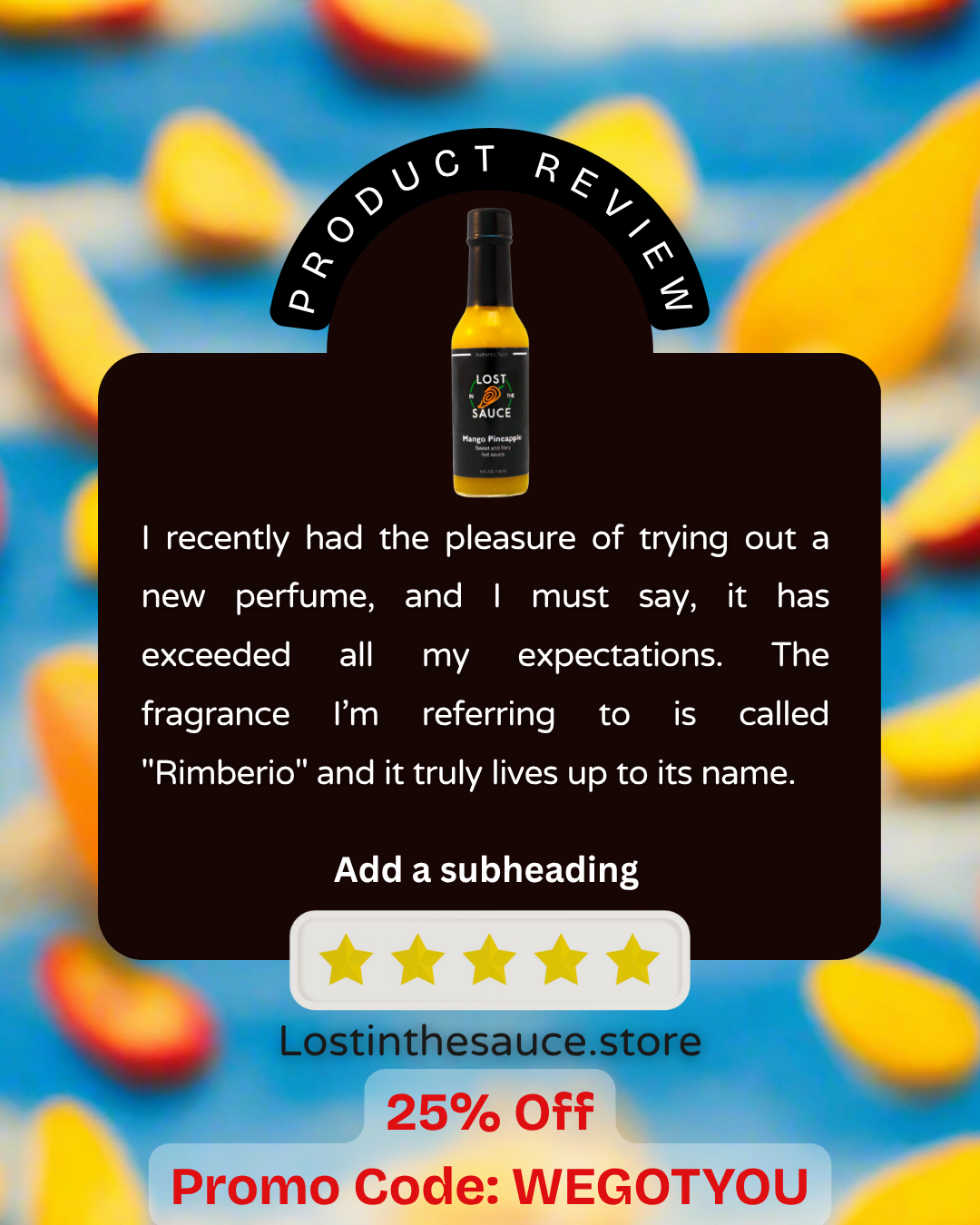 Island Fire - Bold , Hot w/ a Pineapple Finish
