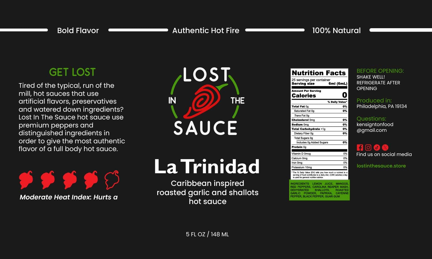 La Trinidad  - Roasted Garlic and Caramelized Shallot Flavor