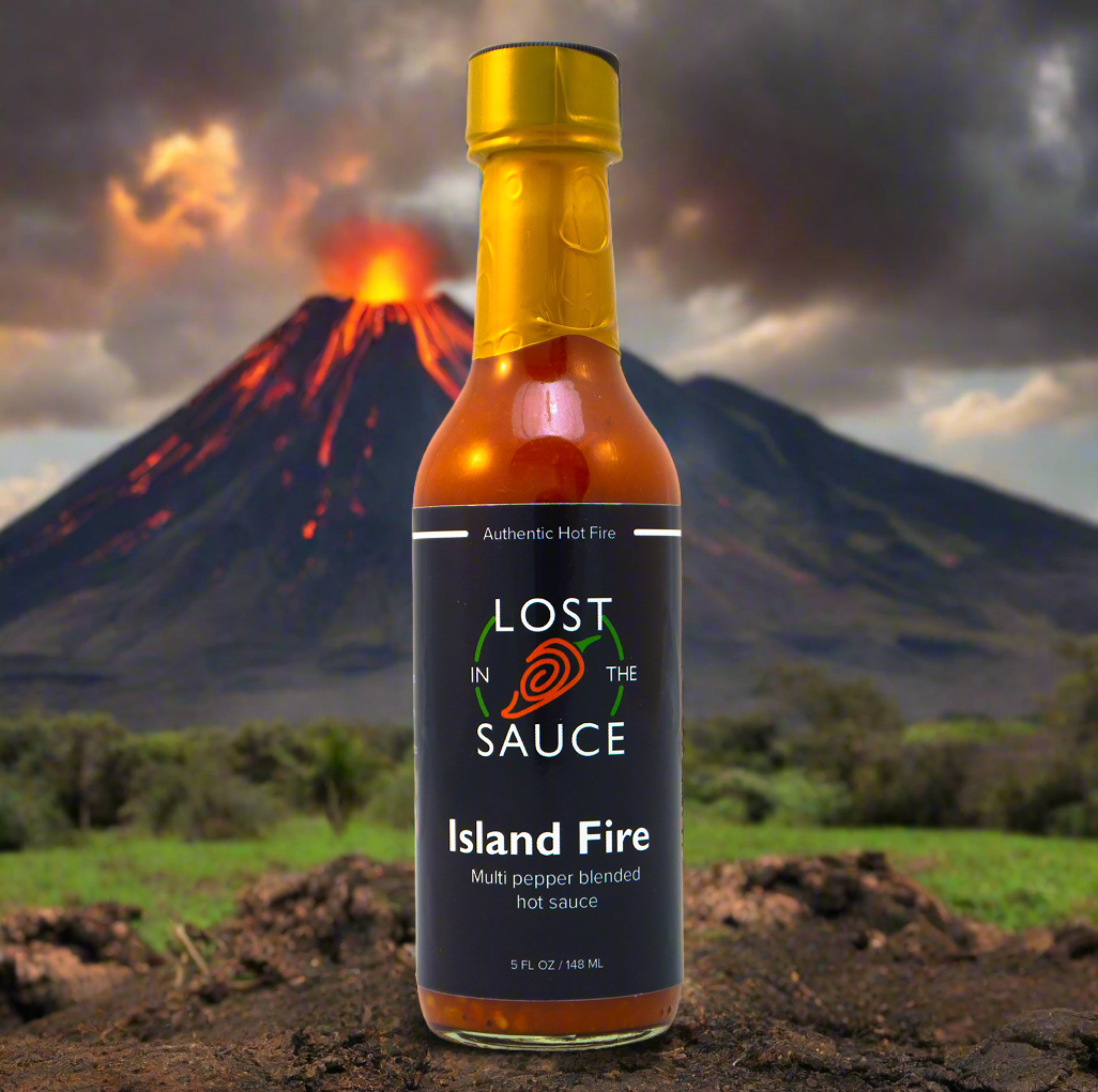 Island Fire - Bold , Hot w/ a Pineapple Finish